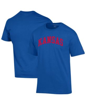 Men's Royal Kansas Jayhawks Basic Arch T-Shirt