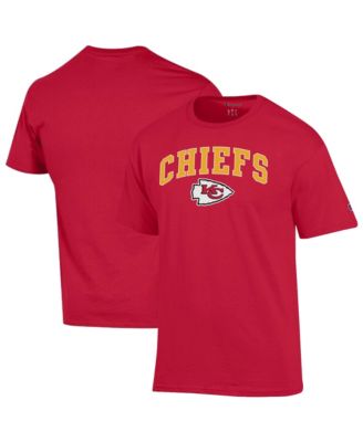 Men's Red Kansas City Chiefs Arch Over Logo T-Shirt