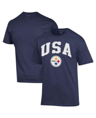 Men's Navy Pittsburgh Steelers Americana T-Shirt