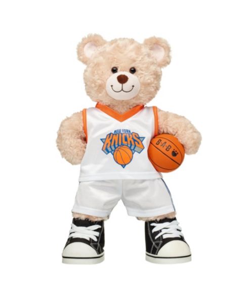 Детские мягкие игрушки Build-A-Bear New York Knicks Happy Hugs Teddy Bear 16" Plush Gift Set
