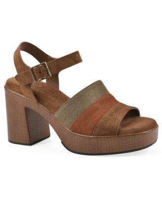 Women's Barrette Platform Block Heel Dress Sandals
