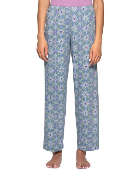 Пижамные брюки Relaxed-Fit, хлопок — Hue, цвет: Синий