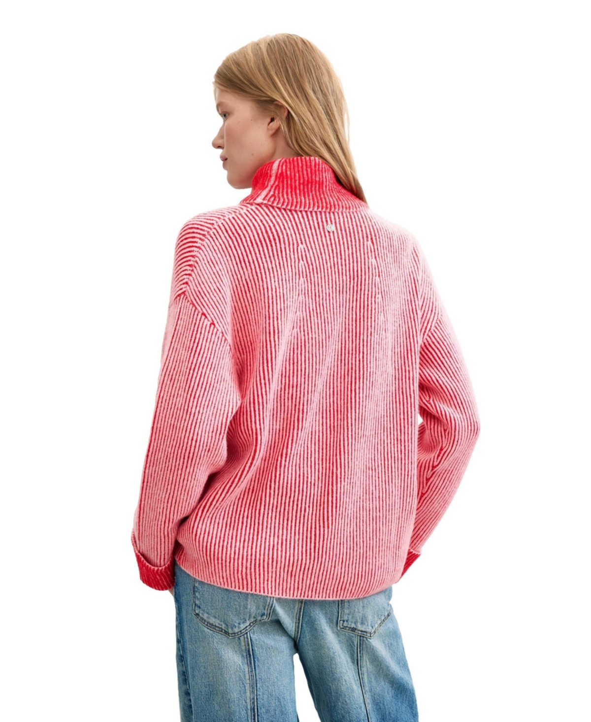 Desigual Women's Chunky-Knit Turtleneck Sweater