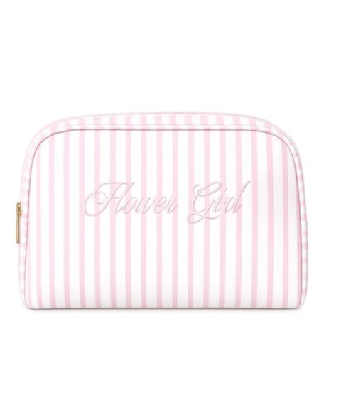 Женская сумка Untamed Petals Flower Girl Striped Cosmetic, цвет: Розовый