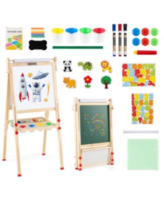 3-in-1 Double-Sided Art Easel with Paper Roll