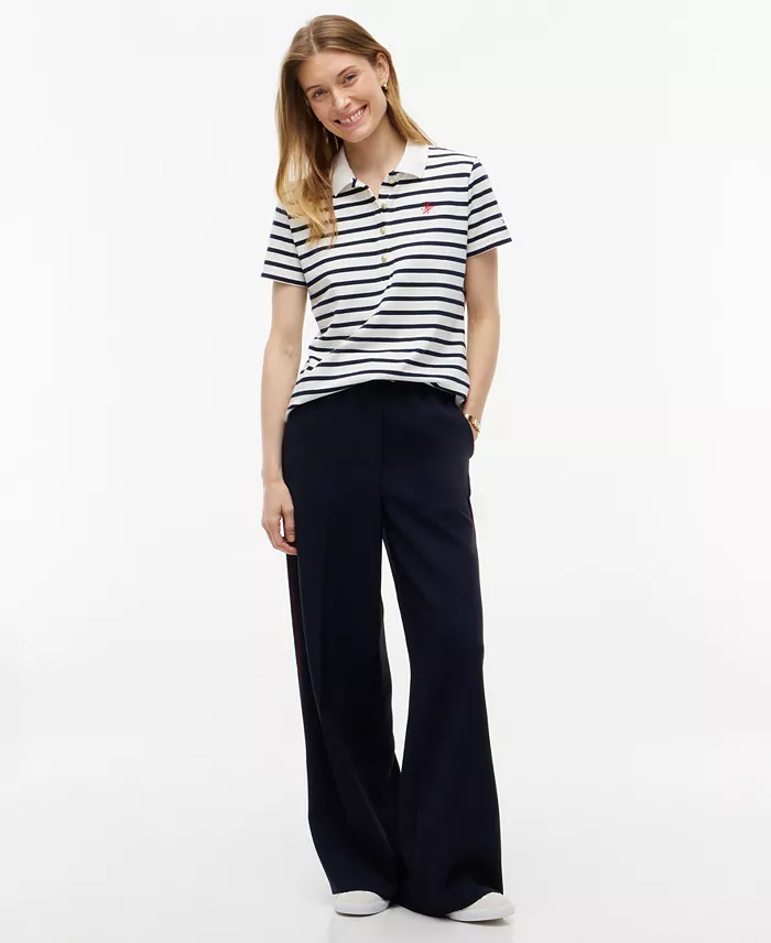 Women's Script Logo Polo T-Shirt - thumbnail 2