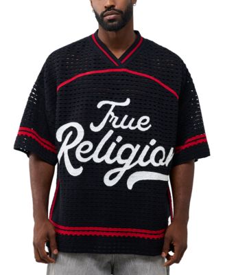 Men's Crochet Football Jersey