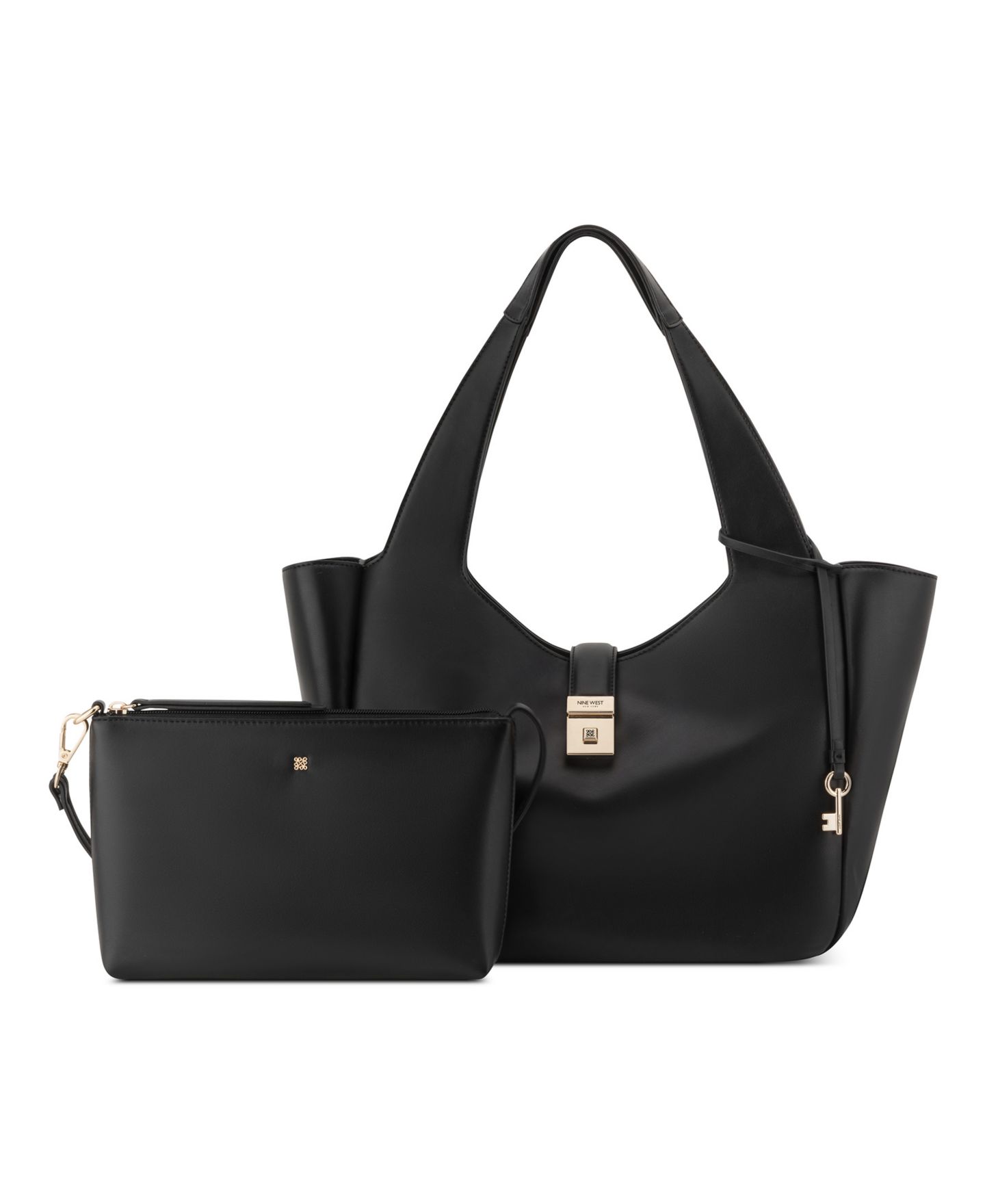 Женская сумка Nine West Monette 2 In 1 Extra-Large Tote Handbag, цвет: Чёрный — фото 1