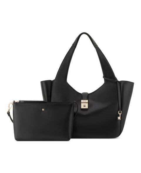 Женская сумка Nine West Monette 2 In 1 Extra-Large Tote Handbag, цвет: Чёрный