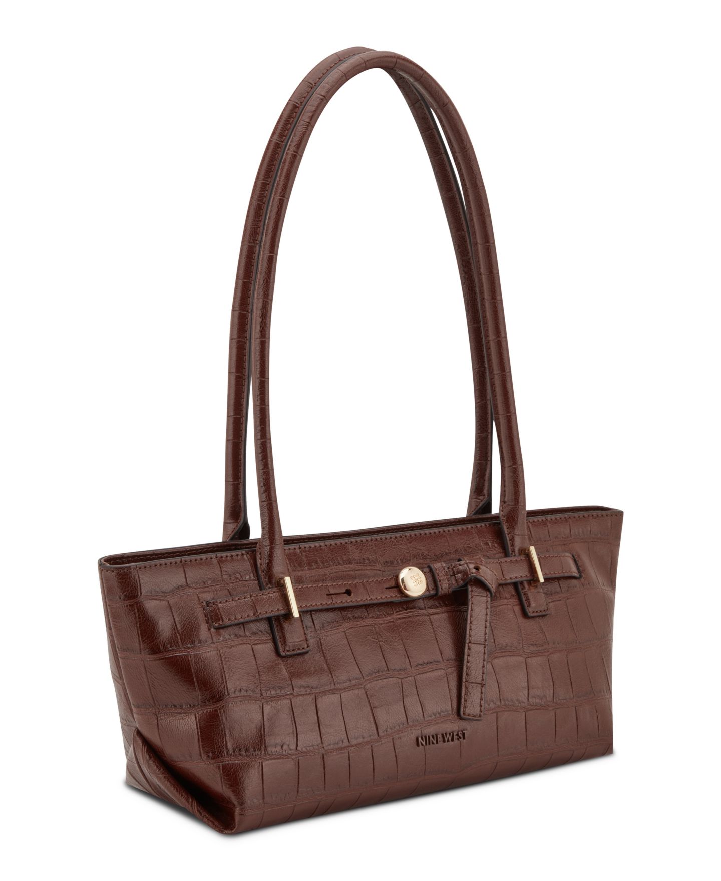 Женская сумка Nine West Wilda Large Top Handle Satchel Handbag, цвет: Красное дерево — фото 3