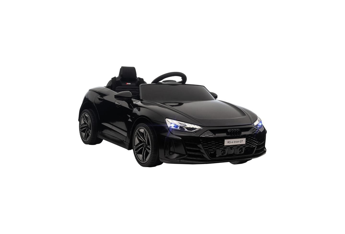 Детская игрушка YOBTOP Audi RS E-tron GT 12V Licensed Remote-Control Electric Ride-On Car, 55 lb. Capacity, от 3 лет, цвет: Чёрный — фото 1