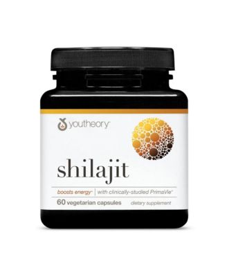 Shilajit 500 Milligram Shilajit Capsules  Energy Supplement Shilajit Supports Stamina and Endurance 60 Vegetarian Capsules