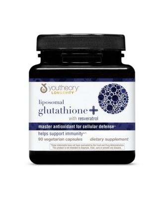 Liposomal Glutathione with Resveritrol, Vegetarian, 90 Count, Promotes Healthy Aging from Within