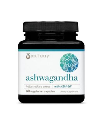ashwagandha Capsule, Helps Maintain Normal cortisol Level, Helps Reduce Stress, 60 Counts bundle of 2