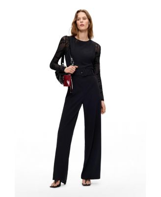 Women's 2-in-1 Long-Sleeve Jumpsuit