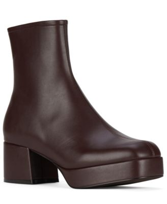 Women's Capacity Platform Block Heel Booties