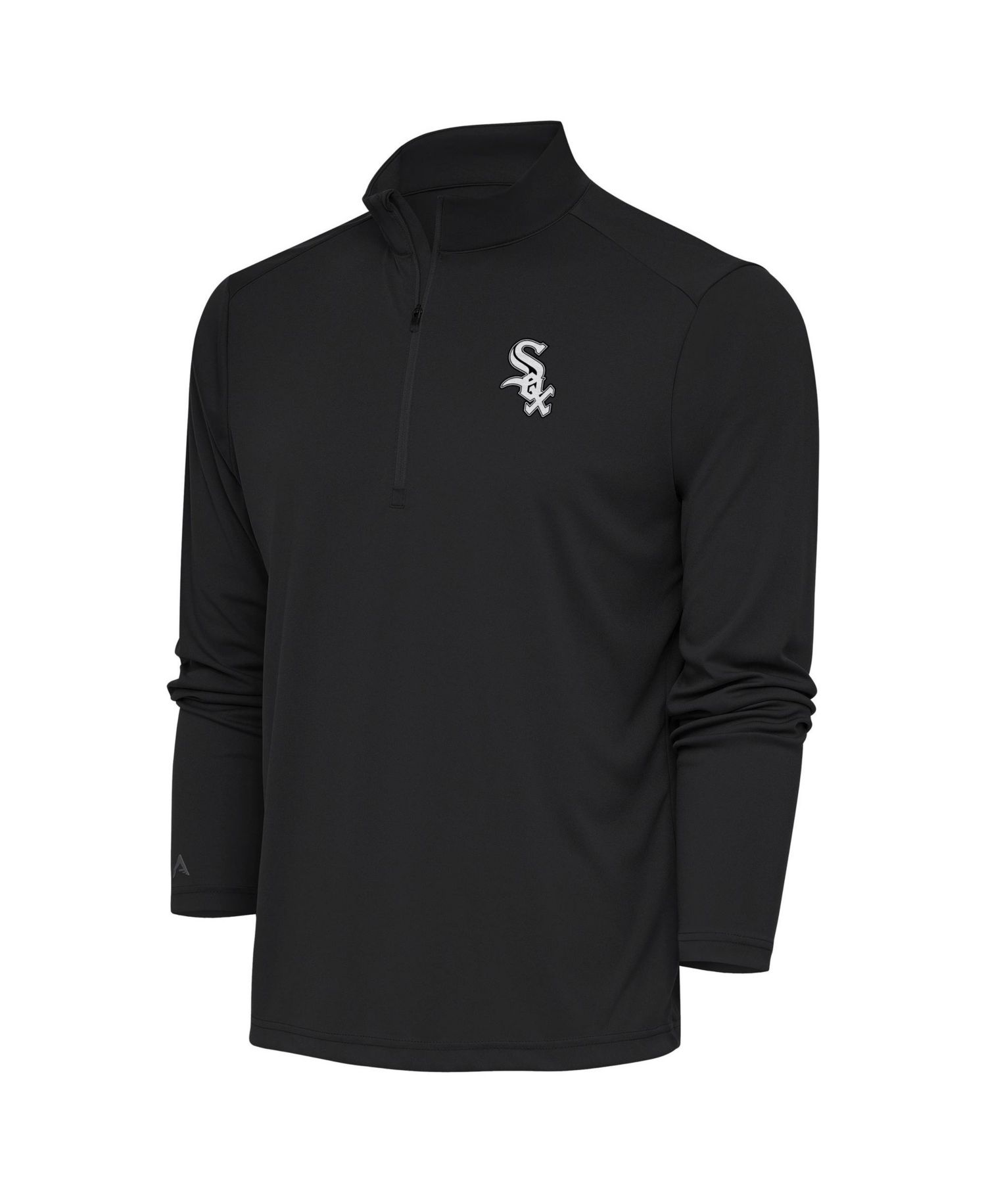 Men's Charcoal Chicago White Sox Metallic Tribute Quarter-Zip Sweatshirt