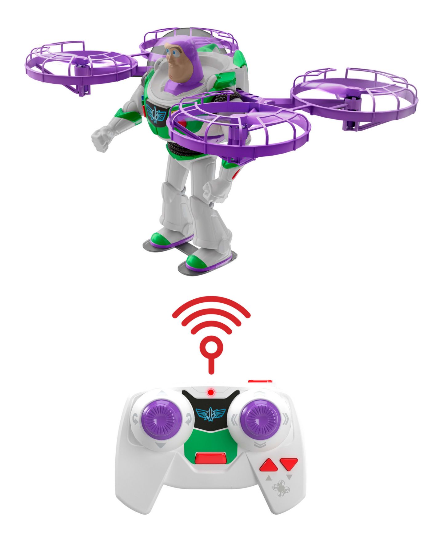 Детская фигурка Toy Story 5 Buzz Lightyear Hi-Tech Edition Flying RC Rechargeable Action Figure, Ages 8+ — фото 2
