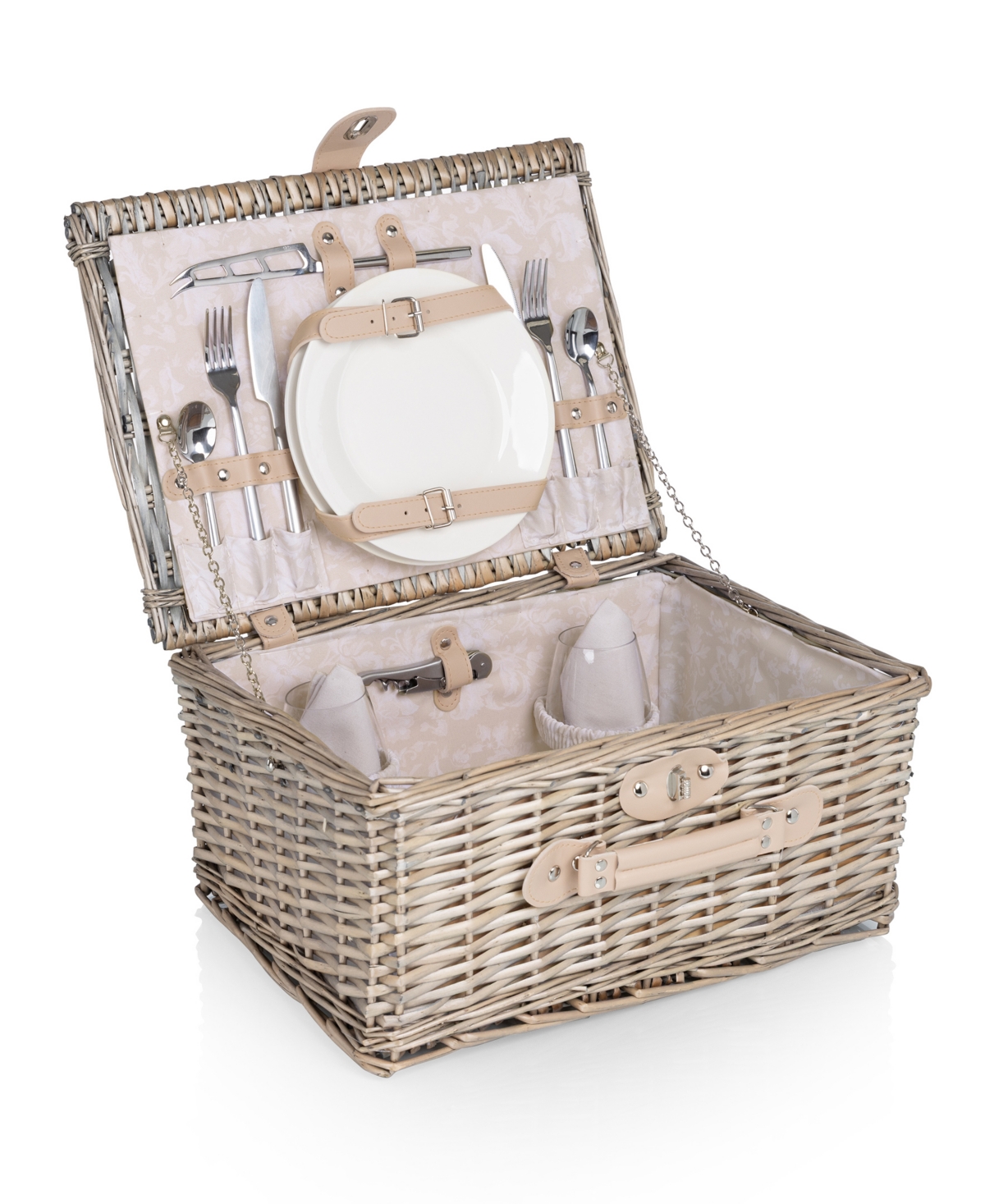 Picnic Time 14-Piece Picnic Basket, Service for 2