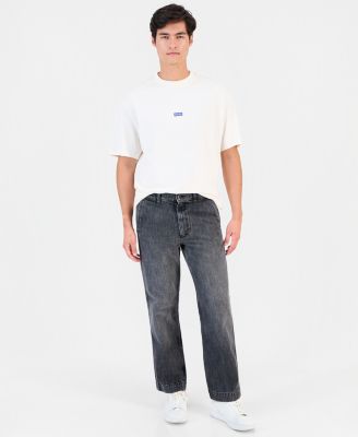 Men's Alton Straight-Leg Crosshatch Jeans