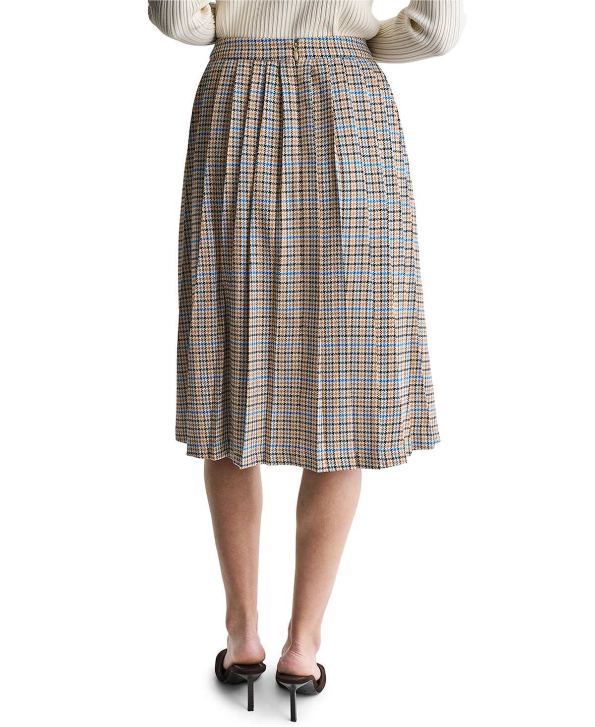 Bcbg Women's Pleated A-Line Long Midi Skirt
