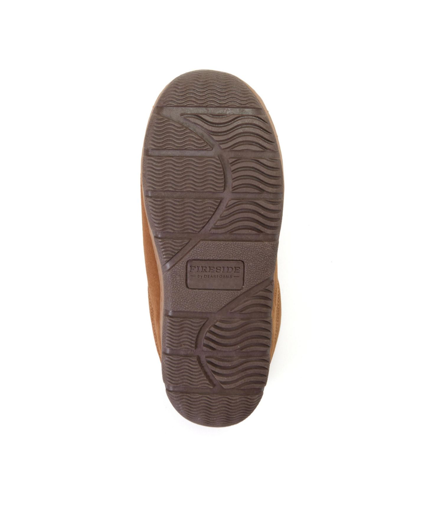 Мужские сабо Dearfoams Melbourne Rugged Clog Water Repellent Slippers, цвет: Каштановый — фото 5