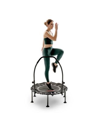 Sunny Health and Fitness Active Fitness Trampoline with Adjustable Handlebar