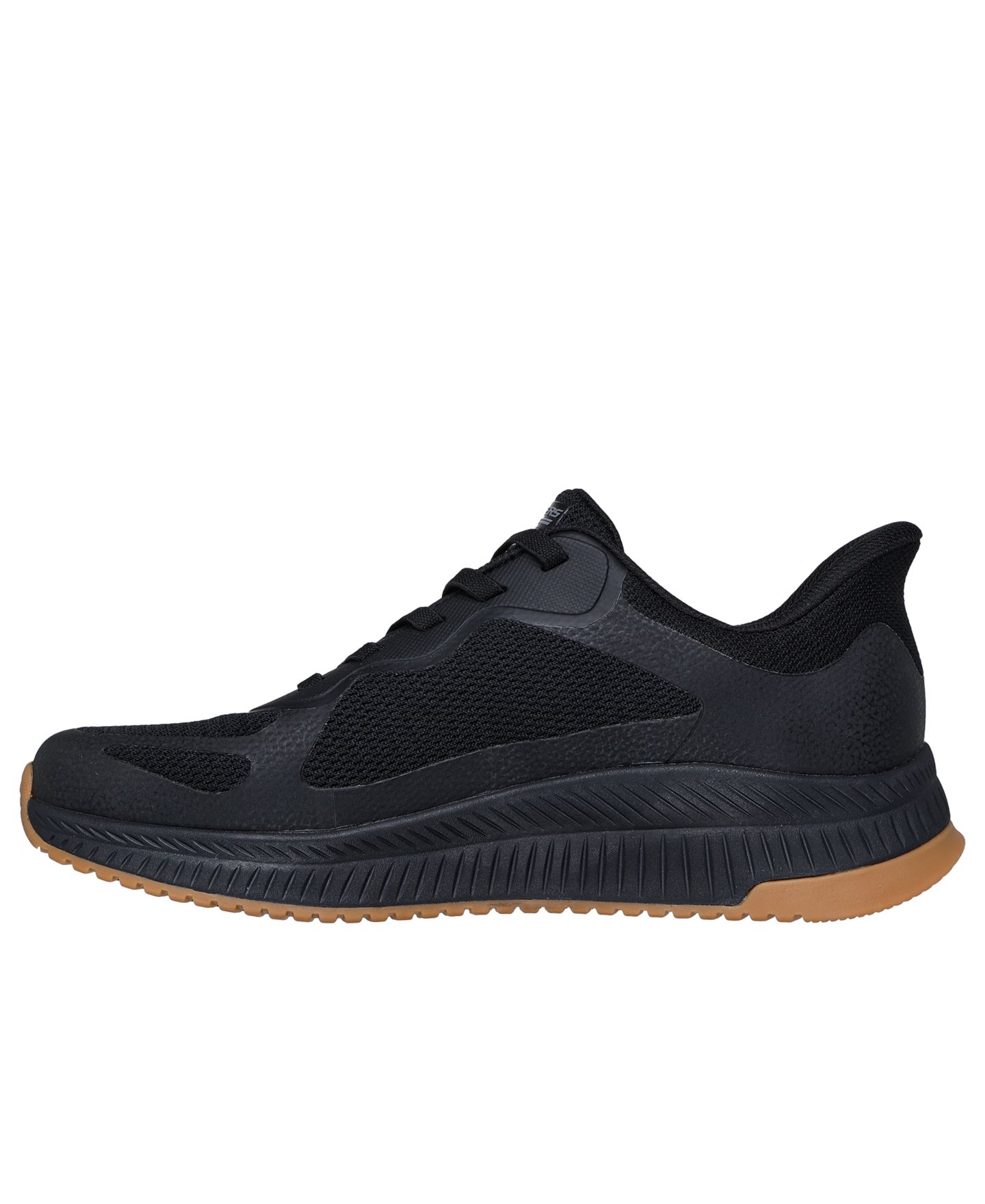 Мужские кроссовки Skechers Slip-Ins Bobs Sport Squad Chaos 4 Walking and Lifestyle, цвет: Чёрный — фото 3