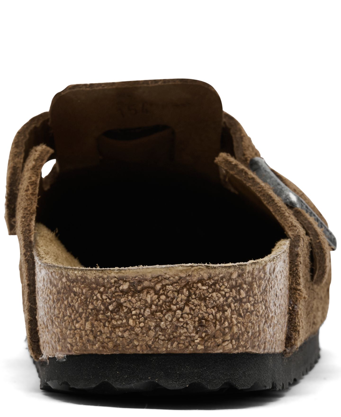 Женские сабо Birkenstock Boston Original Footbed Suede, цвет: Тёмный чайный — фото 4