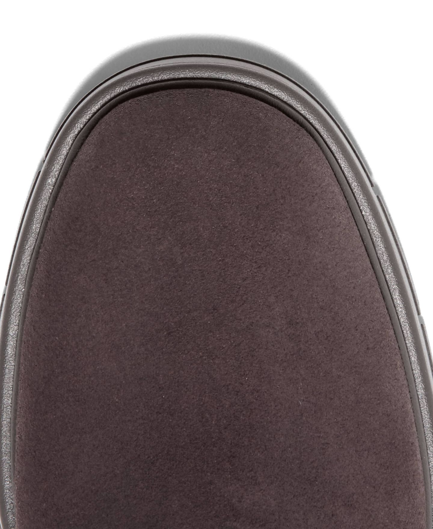 Женские ботинки Cole Haan Grand Flex Fenella Round Toe Tall, цвет: Тёмный шоколадный замшевый — фото 4