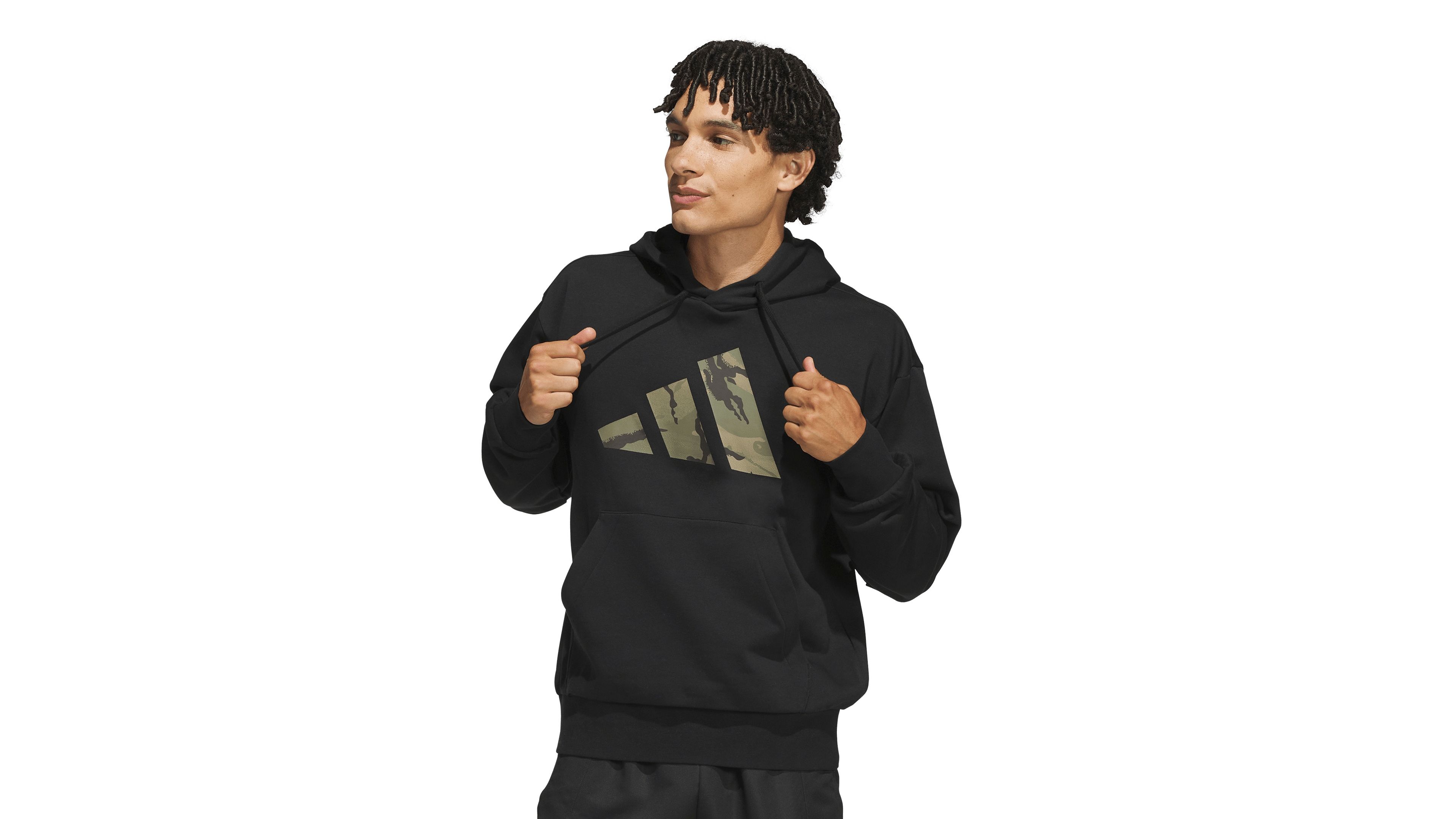 adidas Men's Logo Fleece Hoodie
