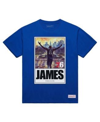 Men's LeBron James Royal Philadelphia 76ers King Arrived T-Shirt