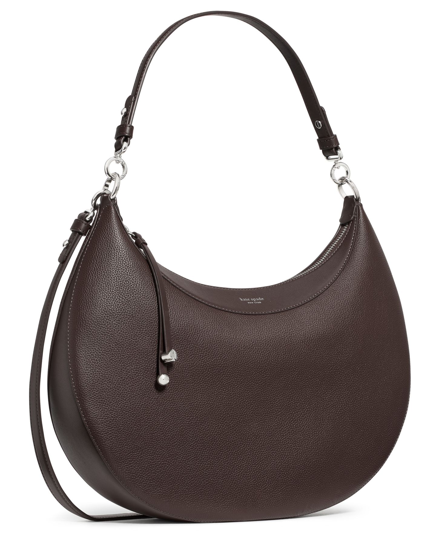 Женская сумка kate spade new york Liv Large Pebbled Leather Hobo, цвет: Hot Fudge — фото 3