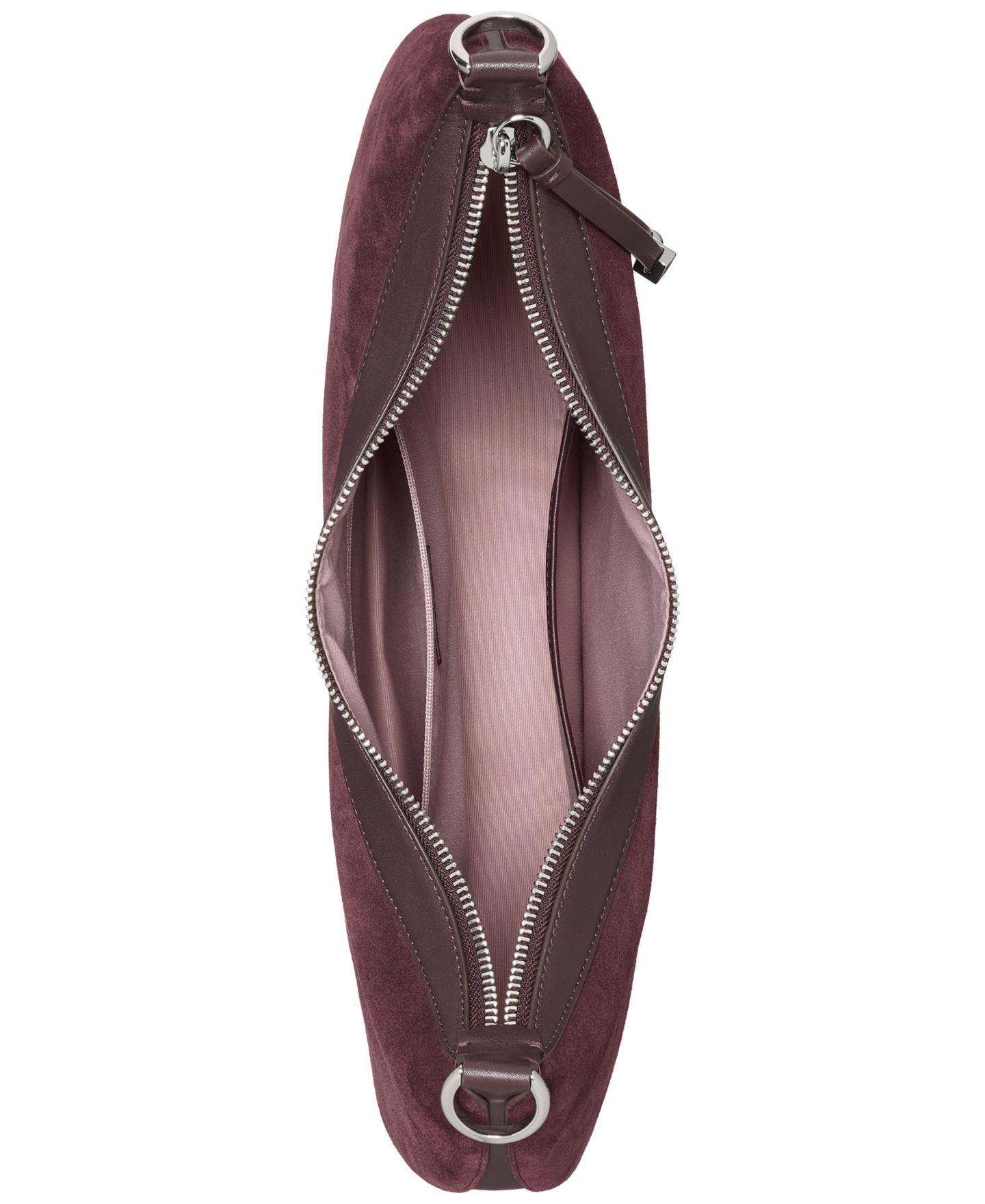 Женская сумка kate spade new york Liv Large Suede Hobo, цвет: Ежевичный — фото 3