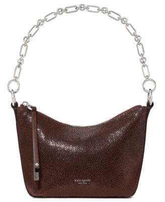Halo Dot Suede Small Chain Shoulder Handbag
