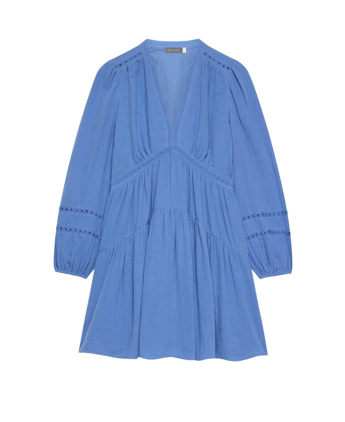 Mint Velvet Women's Cotton Cheesecloth Mini Dress