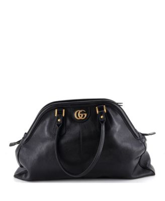 Large RE(BELLE) Top Handle Bag Leather