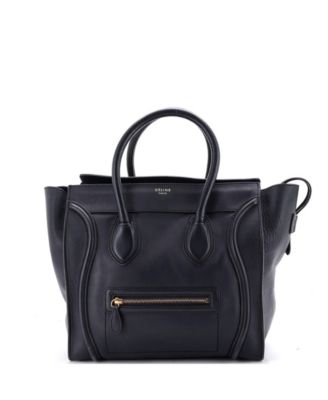 Mini Luggage Bag Smooth Leather