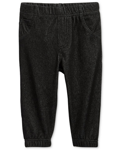 First Impressions Denim Jogger Pants, Baby Boys, Only at Macy's