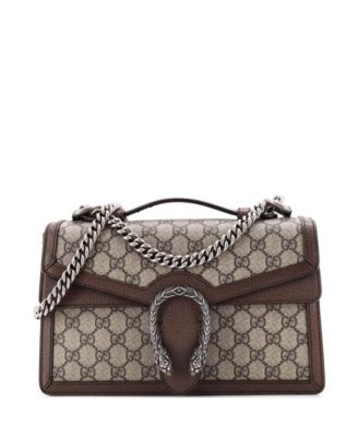 Small Dionysus Top Handle Chain Bag GG Coated Canvas