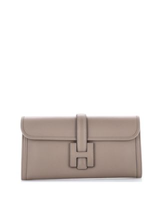 Pre-Owned Hermes 29 Jige Elan Clutch Swift