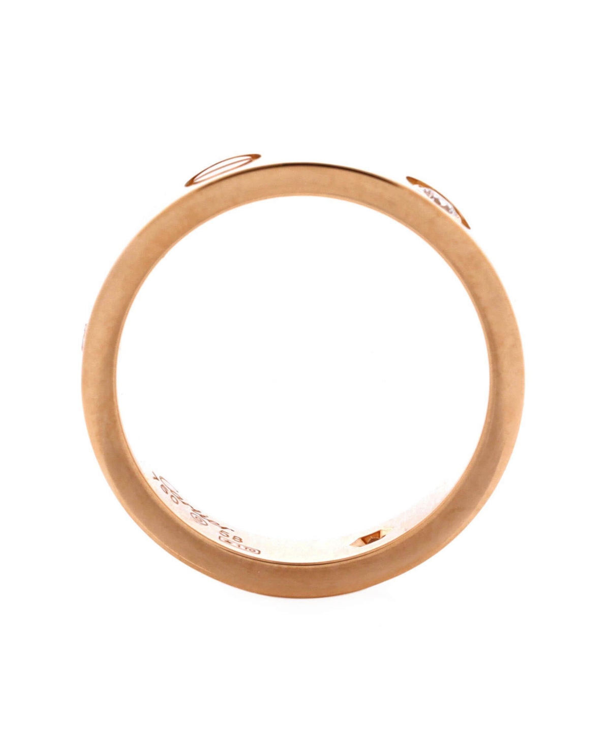 Pre-Owned Cartier Love 3 Diamonds Band Ring