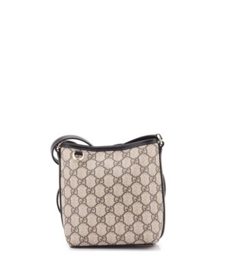 Small GG Emblem Bucket Bag GG Coated Canvas