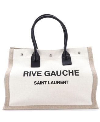 Small Rive Gauche Shopper Tote Canvas