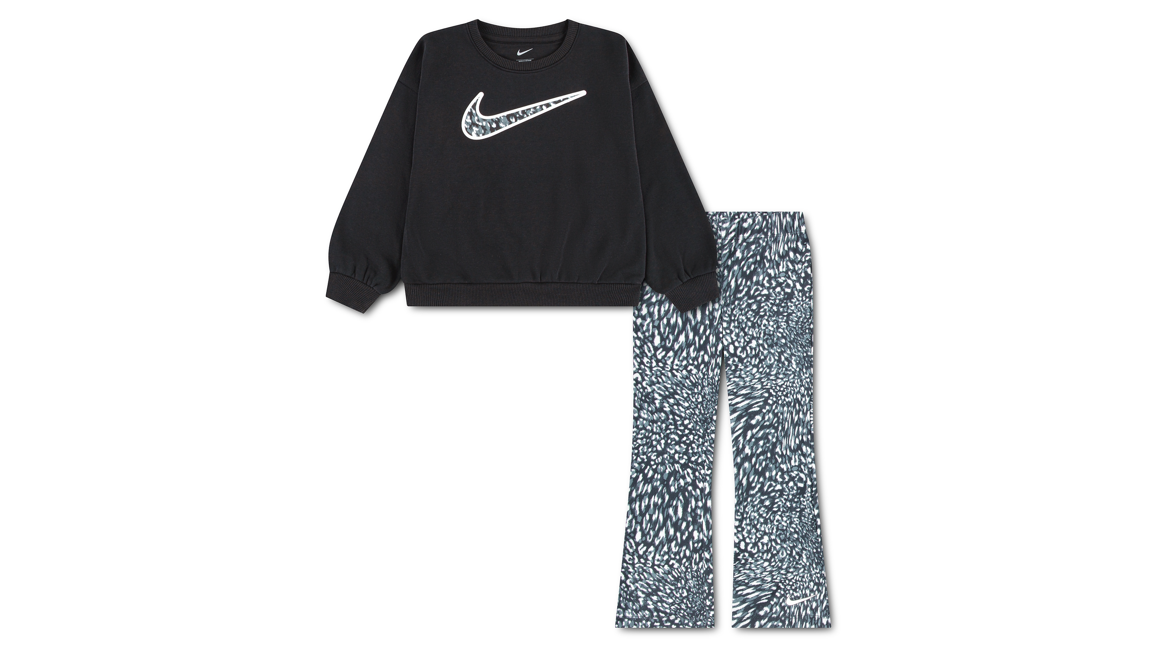 Nike Girls' 4-6X Printed Top and Leggings, 2-Piece Set