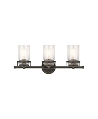 Brinley 24" Wide Olde Bronze 3-Light Bath Light