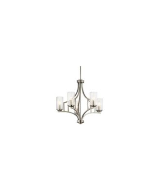Vara 25 1/4" Wide Brushed Nickel 5-Light Chandelier