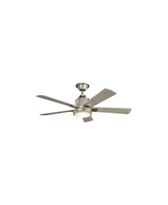 52" Colerne Brushed Nickel LED Ceiling Fan with Wall Control