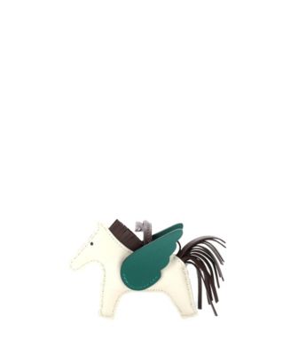 Pre-Owned Hermes PM Pegase Rodeo Bag Charm Leather