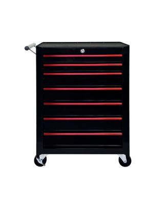  Rolling Metal 7-Drawer Tool Chest Cabinet with Ball Bearing Slides